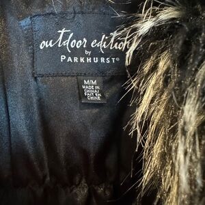 Ladies faux fur vest